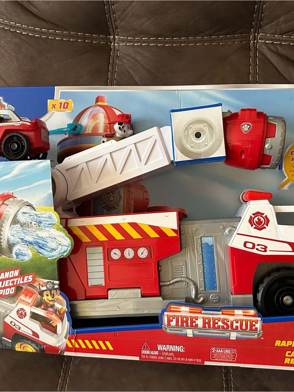 Paw Patrol Red and White Fire Rescue Truck Playset
